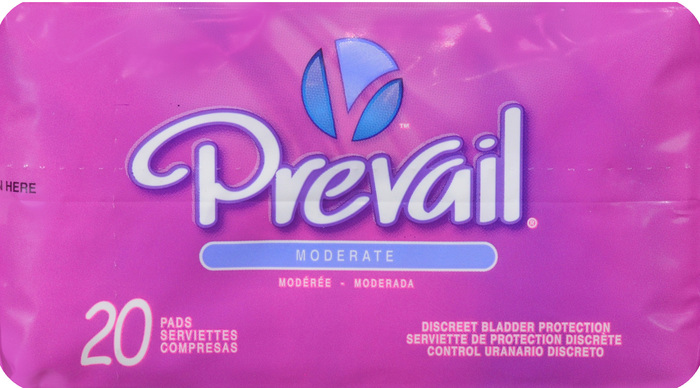 PREVAIL BLADR MODERT PAD 9X20