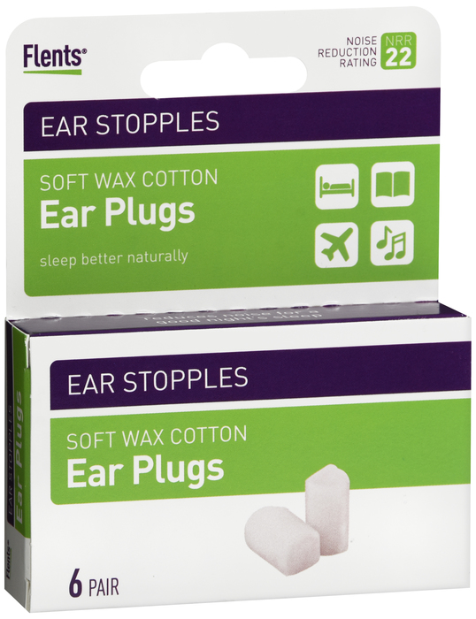 EAR PLUG STOPPLE WAX COTTN NRR22 6PR API