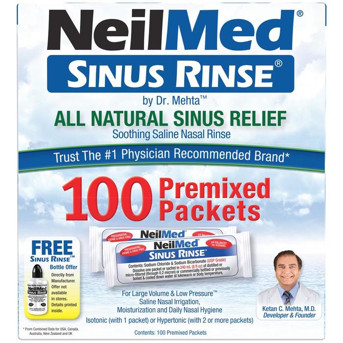 NeilMed Sinus Rinse Refill Packet 100ct