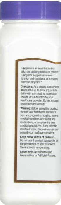 21st Century L-Arginine 1000mg Maximum Strength Tablets 100ct