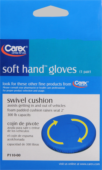 Carex Soft Hand Gloves, Large 1ct