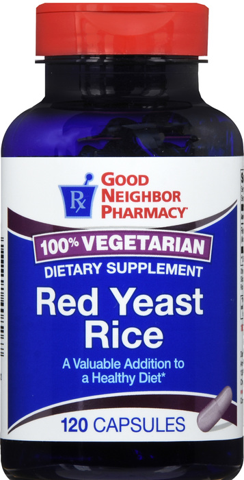 Good Neighbor Pharmacy Red Yeast Rice 600mg Caplets 120ct