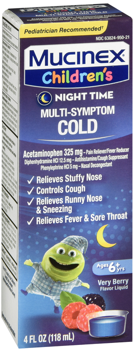 Mucinex Child Night Multi Symptom Cold 4oz