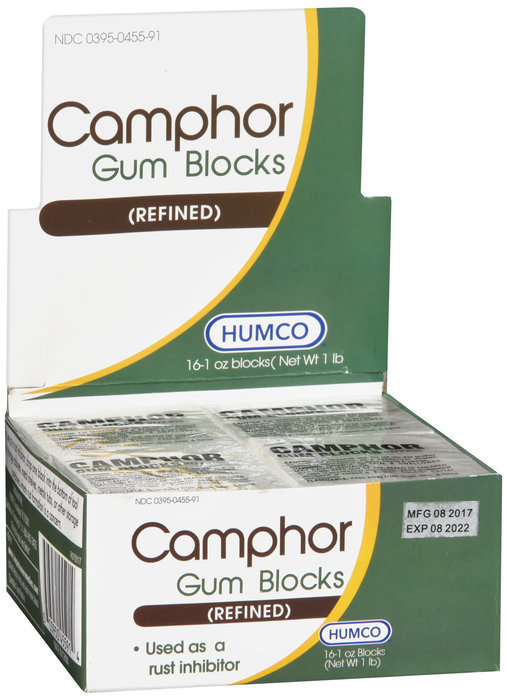 CAMPHOR GUM BLOCKS 16X1OZ HUMCO