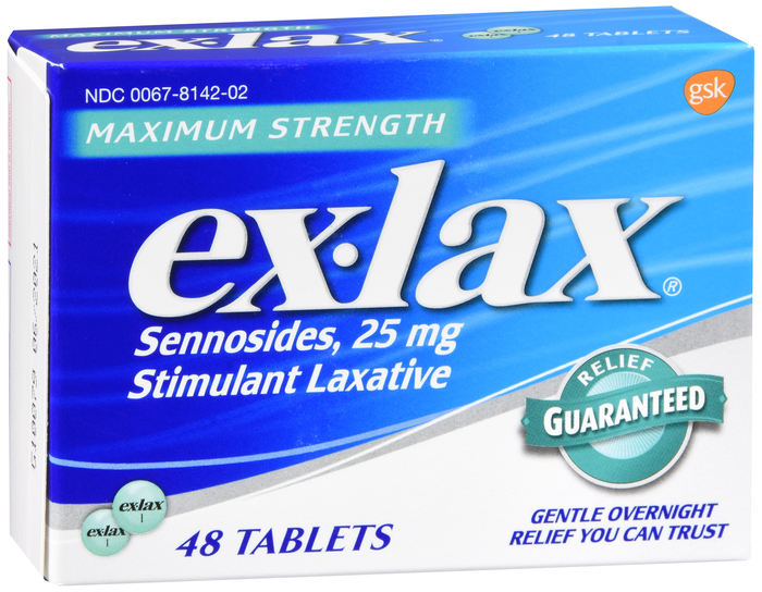 EX-LAX MAXIMUM STRENGTH TABLET 48CT