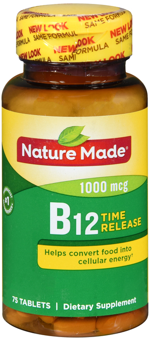 Nature Made VIT B12 1000MCG TABLET 75ct