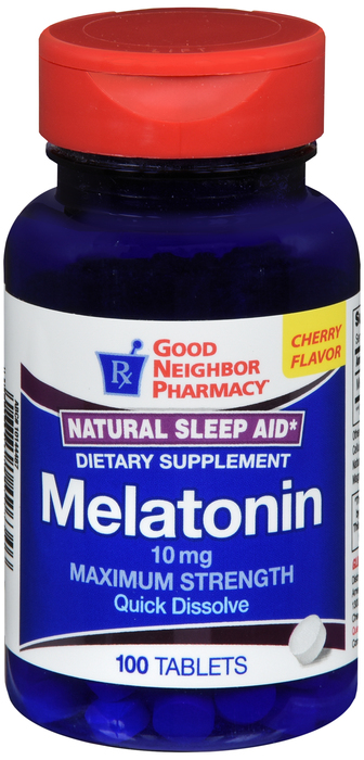 Good Neighbor Pharmacy Melatonin 10mg Quick Dissolve Tablets 100ct