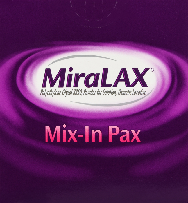 MIRALAX SINGLE DOSE PACKET POWDER 20CT