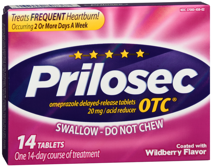 Prilosec OTC Wild Berry Tablets 14ct