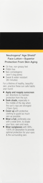 Neutrogena Age Shield Face SPF 70 Sunscreen Lotion 3oz