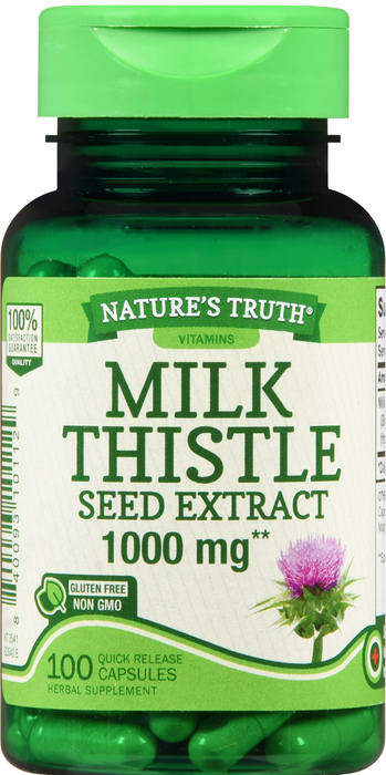 MILK THISTLE 1000MG CAP 100CT NAT TRUTH