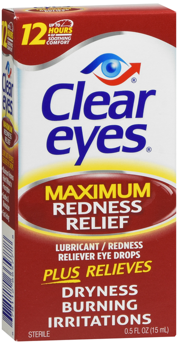 Clear Eyes Eye Drops Maximum Redness Relief 0.5oz