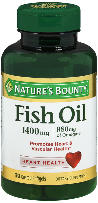 FISH OIL 1400MG TRPL STR SFTGL 39CT NB