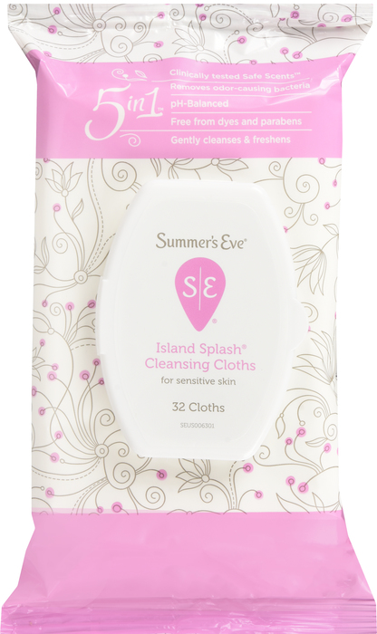 SUMMERS EVE CLEANSING CLOTH ISLAND 32CT