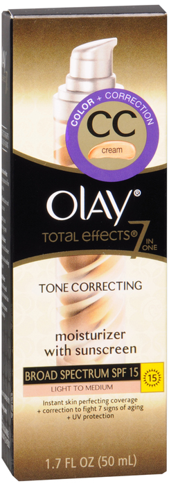 OLAY TOTAL EFFECTS 7IN1 LITE/MED 1.7OZ