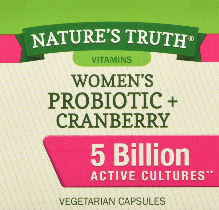 PROBIOTIC WMN + CRAN VEG CAP 40CT NAT TR