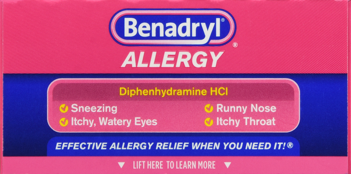 BENADRYL ALLERGY ULTRATAB 100CT