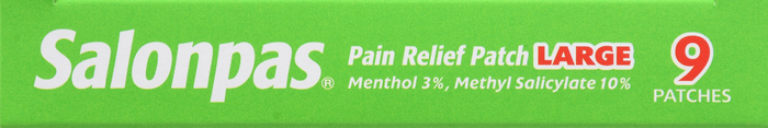 Salonpas Pain Relief Patch Large 9ct