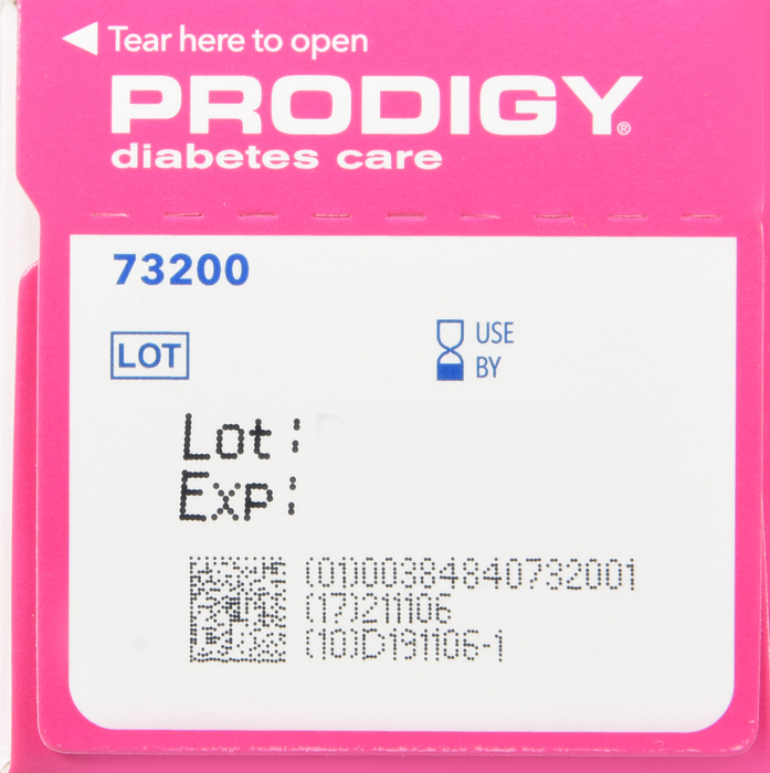 Prodigy No Code Strips Medical 50ct