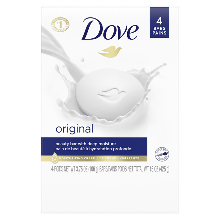 DOVE ORIGINAL BAR 4X3.75OZ