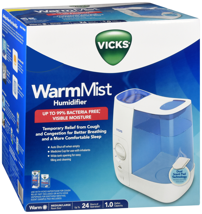 Vicks WarmMist Humidifier VWM845 1gal