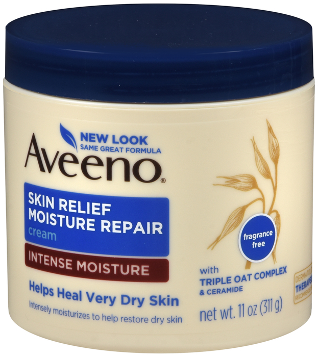 AVEENO ACTIVE NATURALS CREAM SKIN RELIEF MOISTURE REPAIR 11OZ