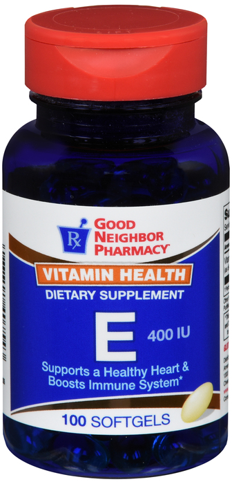 Good Neighbor Pharmacy Vitamin E 400 Softgels 100ct