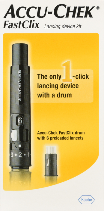 Accu-Chek Fastclix Lancing Device Kit1ct