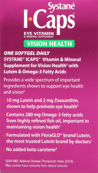 Systane ICAPS Vision Health 30ct