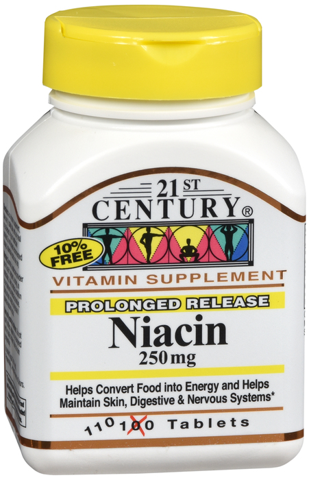 21st Century Niacin 250mg Tablets 110ct