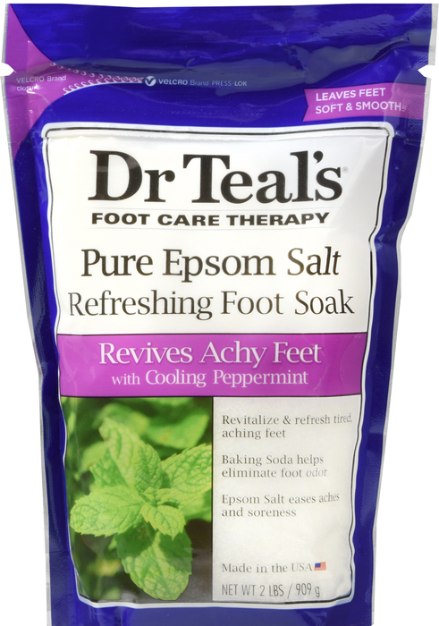 Dr. Teal's Cooling Peppermint Pure Epsom Salt Foot Soak 32oz