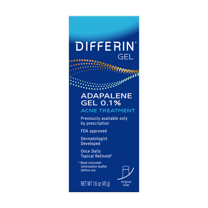 Differin Adapalene Gel 0.1% Acne Treatment 1.6oz