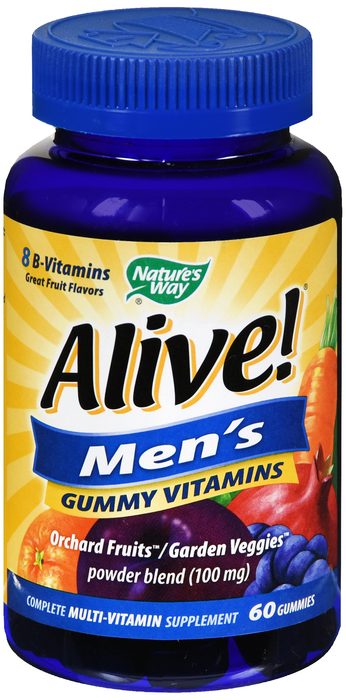 Alive! Men's Multi-Vitamin Gummies 60ct