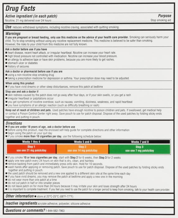 Good Neighbor Pharmacy Nicotine Patch 21mg 7ct