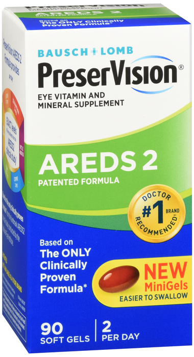 Bausch + Lomb PreserVision AREDS 2 Softgels 90ct