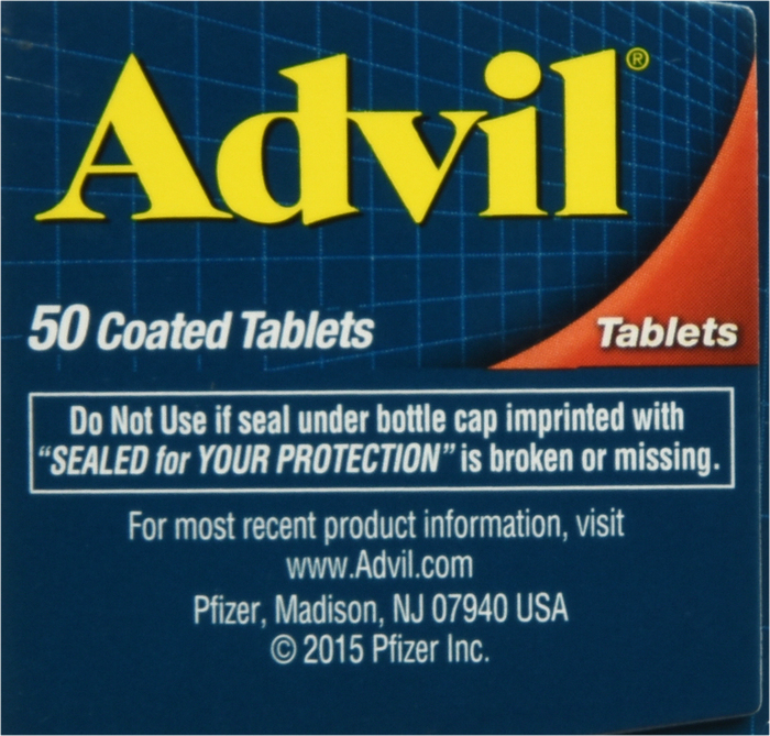 Advil Pain Reliever Fever Reducer Tablets 50ct