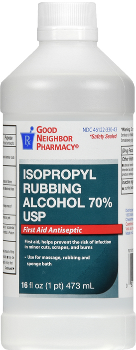 Good Neighbor Pharmacy Alcohol Isopropyl 70% Liquid 12x16oz