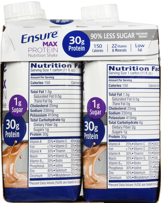 Ensure Max Protein Nutritional Shake 11oz Mocha 4ct