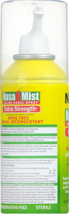 NASAMIST HYPERTONIC SALINE SPRAY 125ML