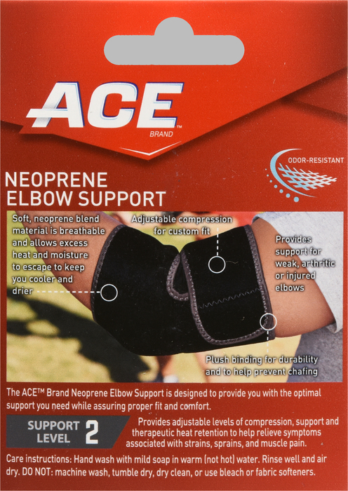 ACE Neoprene Elbow Brace One Size 1ct