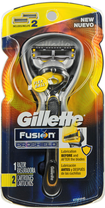 Gillette Fusion5 ProShield Men's Razor + 2 Razor Blade Refills 1ct