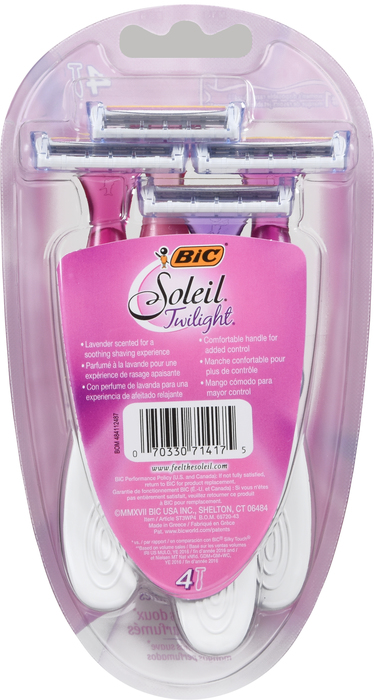 BIC SOLEIL TWILIGHT RAZOR 4CT