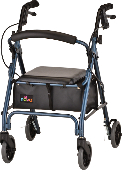 Getgo Petite Rolling Walker 4208CBL Blue NOVA