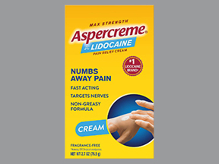 Aspercreme with Lidocaine 4% Max Strength Cream 2.7oz