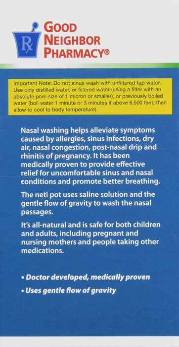 Good Neighbor Pharmacy Saline Packets Sinus Relief 100ct