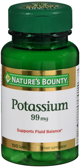 POTASSIUM GLUCO 99MG TAB 100CT NAT BNTY