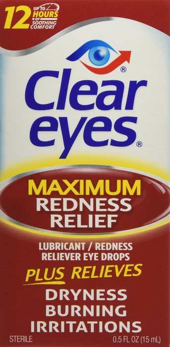 Clear Eyes Eye Drops Maximum Redness Relief 0.5oz