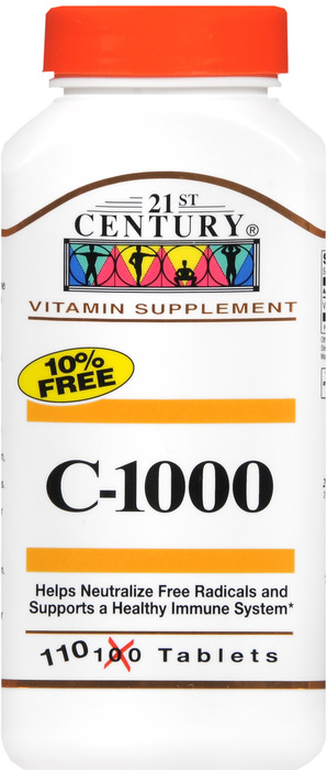 21st Century Vitamin C-1000mg Tablets 110ct