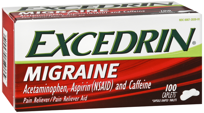 Excedrin Migraine Caplets 100ct