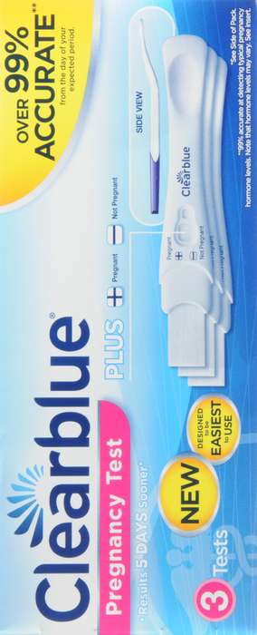 CLEARBLUE PLUS PREGNANCY TEST ANALOG 3CT